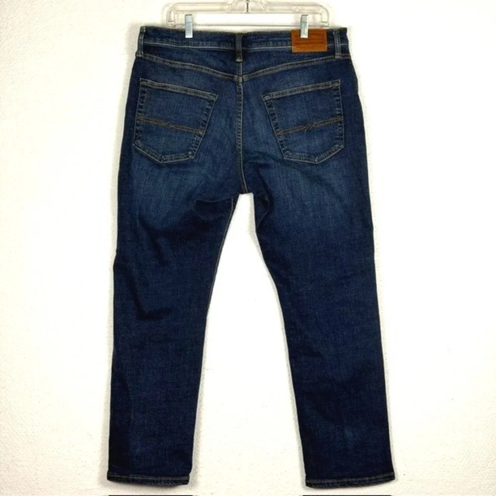 Lucky Brand 223 Straight Leg Dark Wash Blue Denim Jeans‎ Mens 34x28 Actual